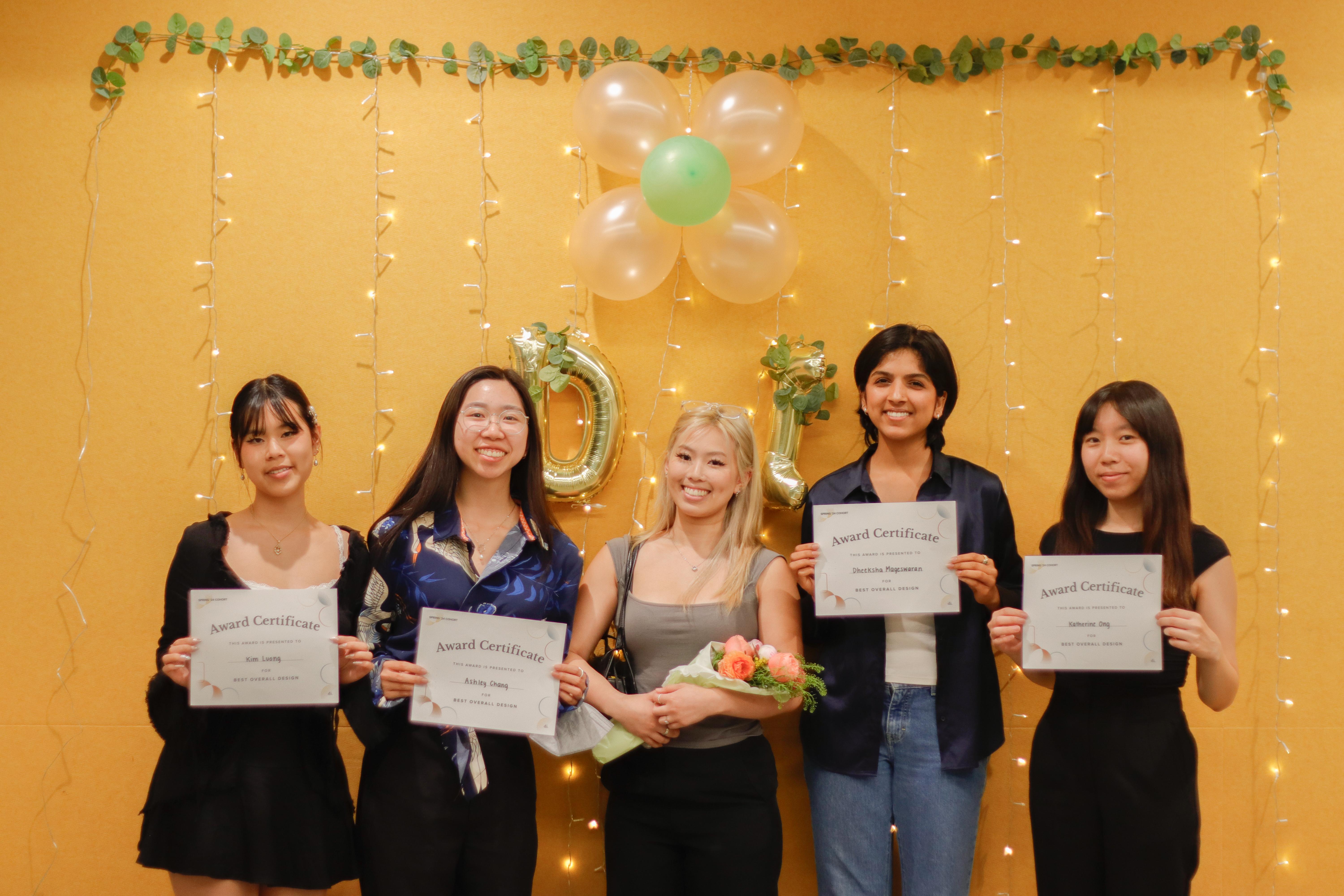 group photo at presentation day